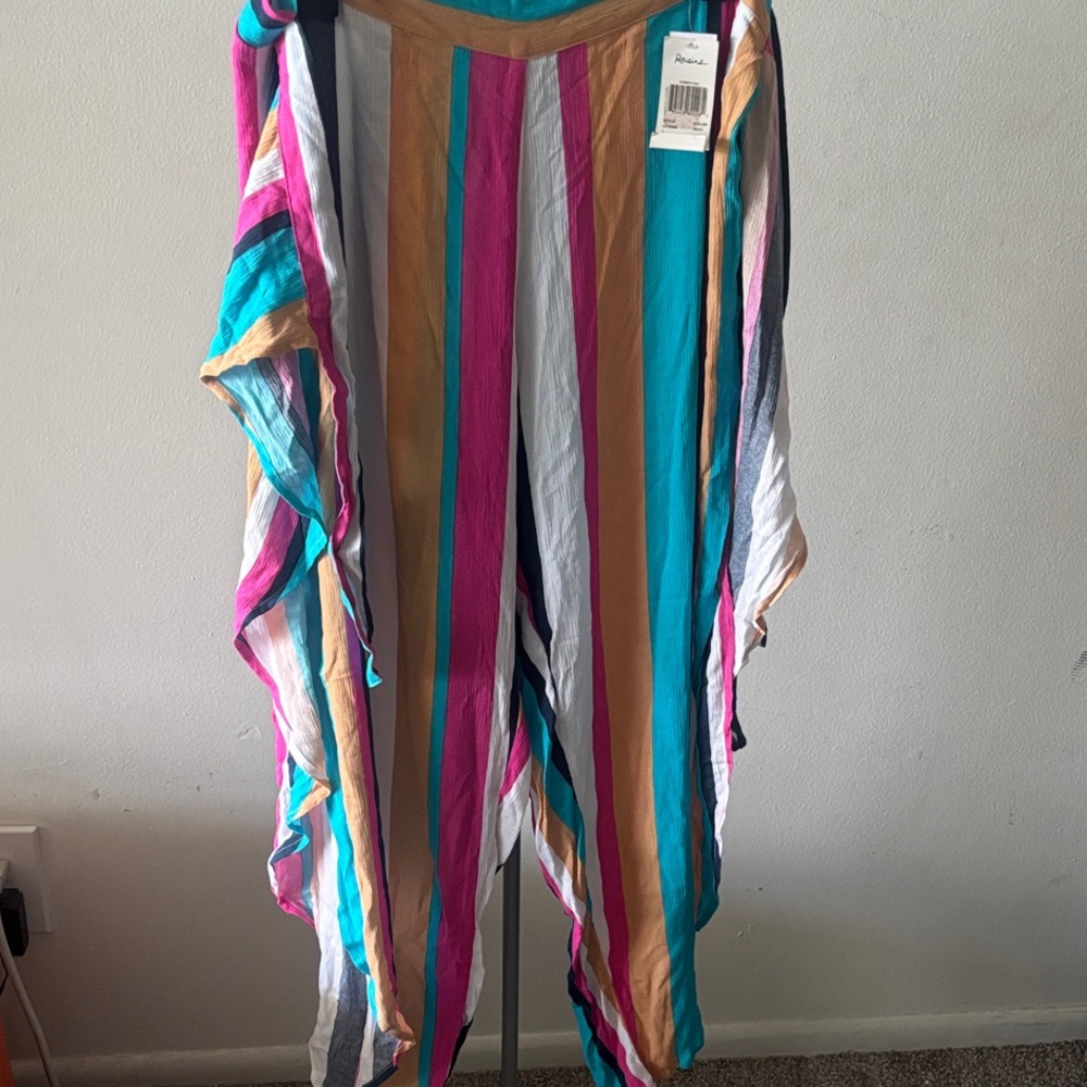 Striped Multi-Color Women’s Swim Coverup